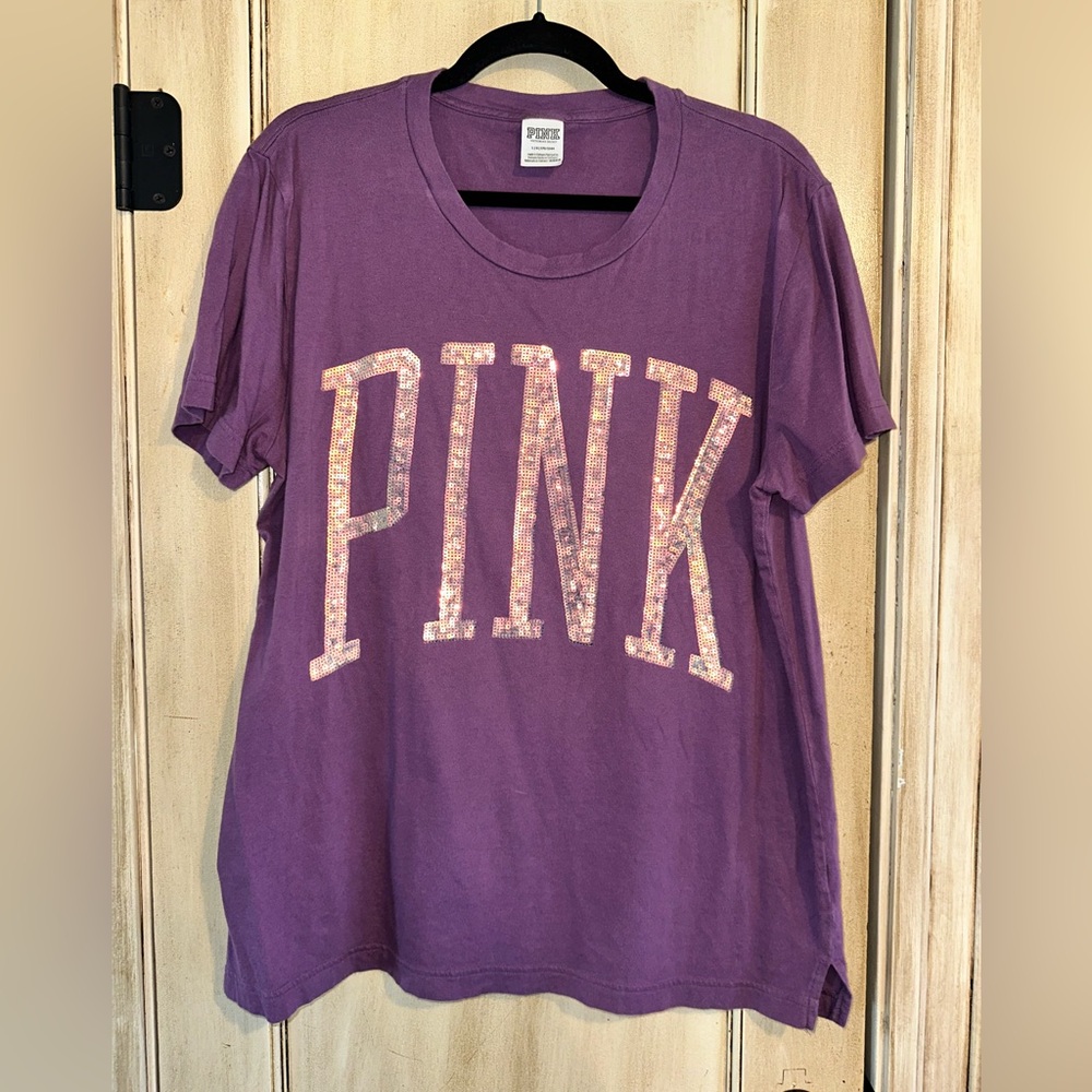 Victoria's Secret PINK Sequin Tee